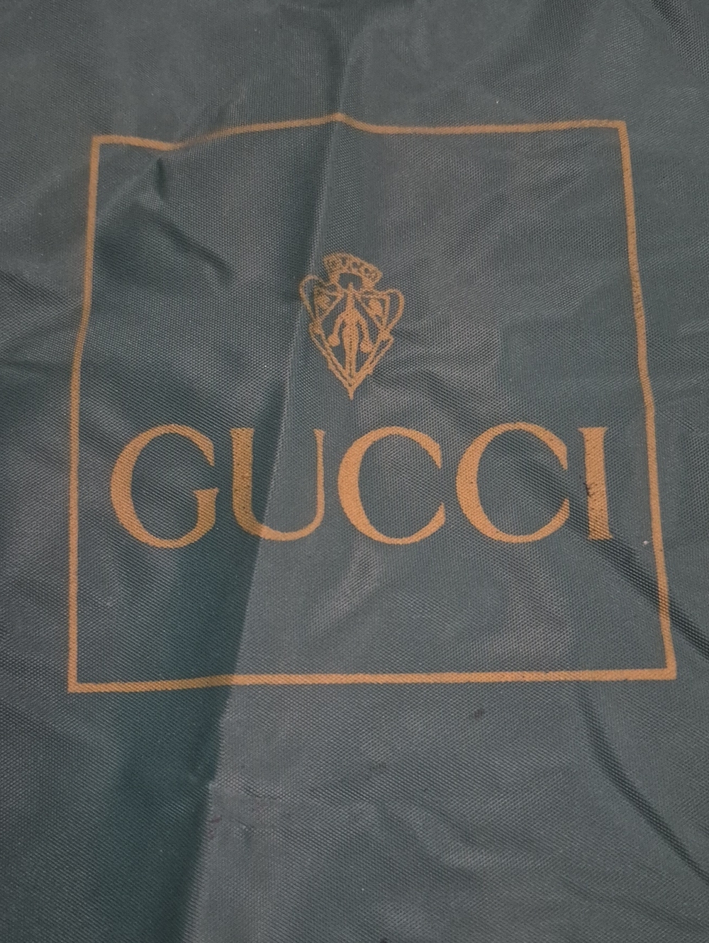 Gucci Ziipered Dust Bag/ Garment Bag